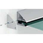 Endkappe einzeln für Vordachprofil eleganza CANOPY