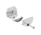 Wandhalter für Laufschiene, zum Klemmen, für Glasschiebetürsystem, V2A