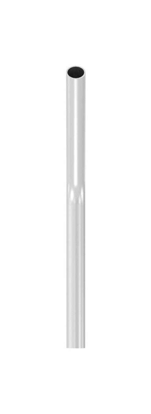 Edelstahl Rohrbogen 45° mit Bogenauslauf ca. 200 mm, V2A
