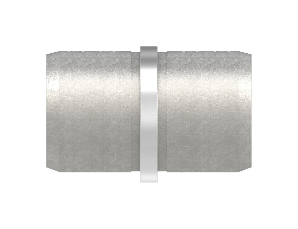 Rohrverbinder für Rund-Nutrohr, V2A / V4A