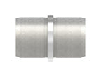 Rohrverbinder für Rund-Nutrohr, V2A / V4A