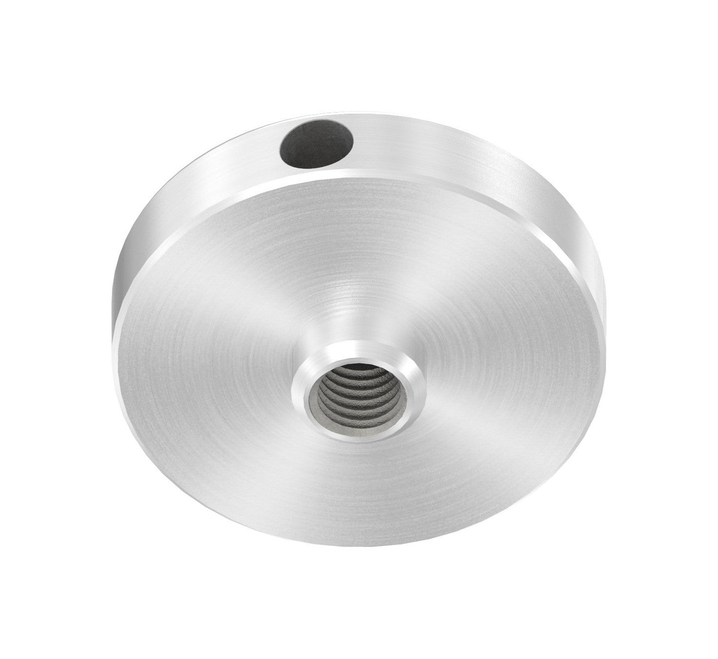 Glaspunkthalter Ø 40 mm selbst zusammenstellen, Oberteil inklusive Gummis, V2A