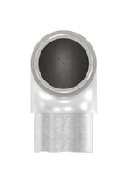 Edelstahl Rohrbogen 90°, eng,  zum Einstecken ins Rohr, V2A