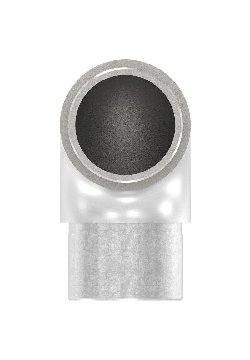 Edelstahl Rohrbogen 90°, eng,  zum Einstecken ins Rohr, V2A