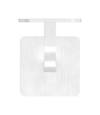 Handlaufhalter mit Cliprosette und Anschlussplatte, zum Anschrauben des Handlaufs, V2A