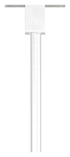 Stift mit Anschlussplatte für LED-Handlauf, hohl, V2A