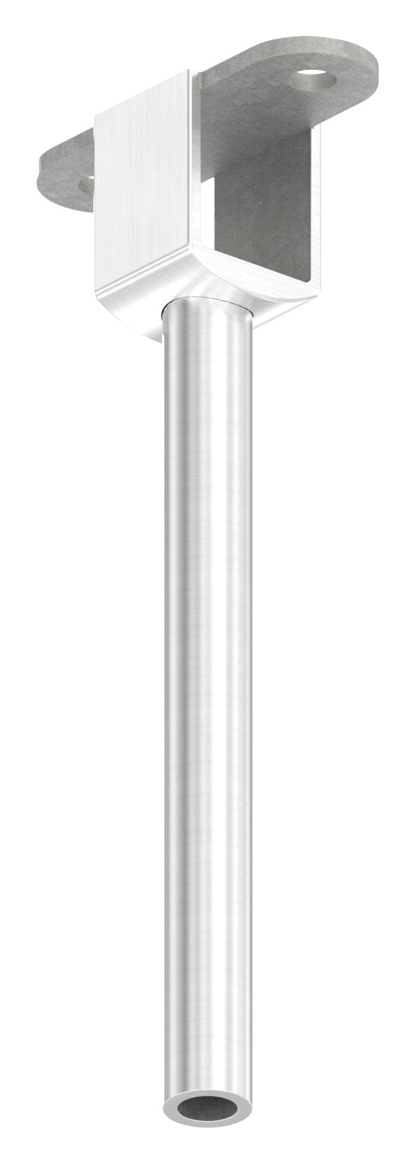 Stift mit Anschlussplatte für LED-Handlauf, hohl, V2A