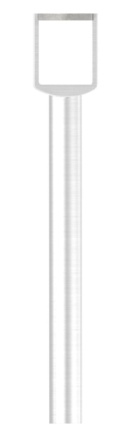 Stift mit Anschlussplatte für LED-Handlauf, voll, V2A