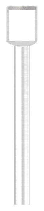 Stift mit Anschlussplatte für LED-Handlauf, voll, V2A