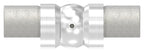 Gelenkverbinder für LED-Nutrohr 42,4mm, V2A