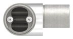 Eckverbinder für LED-Nutrohr 42,4mm,V2A