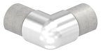 Eckverbinder für LED-Nutrohr 42,4mm,V2A