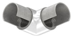 Eckverbinder für LED-Nutrohr 42,4mm,V2A