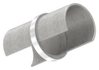 Rohrverbinder für LED-Nutrohr 42,4mm, V2A