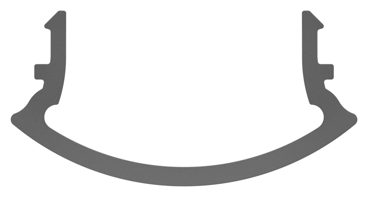 LED-Nutrohr LUNORA®, Kunststoffabdeckung diffus für Rund-Nutrohr 42,4mm, PMMA, L: 2000mm