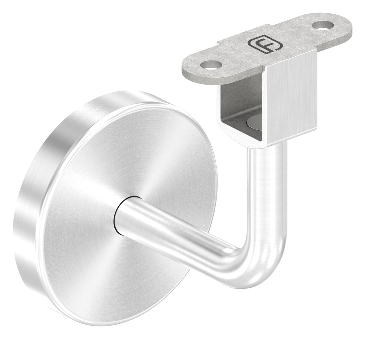 Handlaufhalter für LED Handlauf (Ronde und Bügel verschweißt), V2A