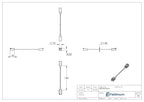 LED-Band Steckverbinder mit Verbindungskabel, für IP00 LED-Band