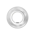 Edelstahl Zierhülse mit Durchgangsbohrung, Höhe 52 mm, V2A