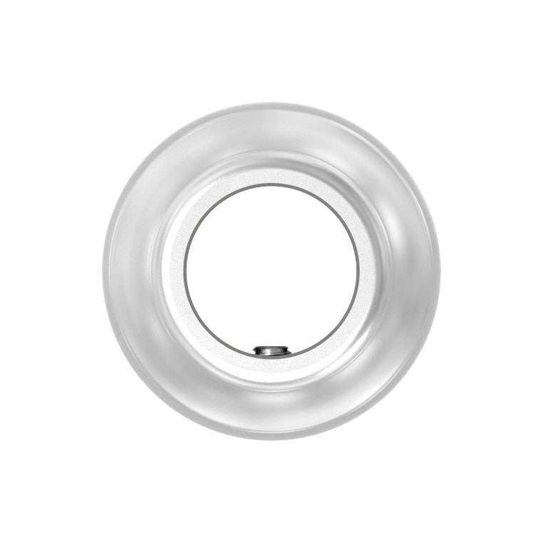 Edelstahl Zierhülse mit Durchgangsbohrung, Höhe 52 mm, V2A
