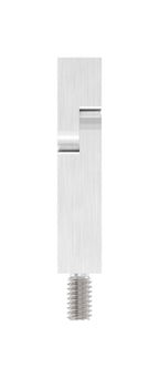 Gelenkstift Edelstahl, quadratisch, drehbar 360°, 1 x Außengewinde, 1 x Innengewinde, V2A
