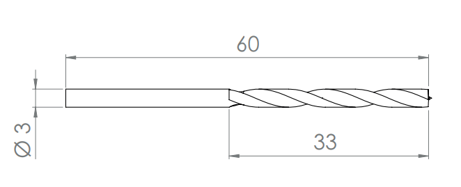 Holzspiralbohrer HSS