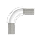 Rohrverbinder 90° zum Stecken oder Kleben, für Rohr 12 x 1,5 mm, V2A