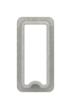 Edelstahl Verbinder Rechteckrohr-Verbinder, zum Einstecken ins Rohr, V4A