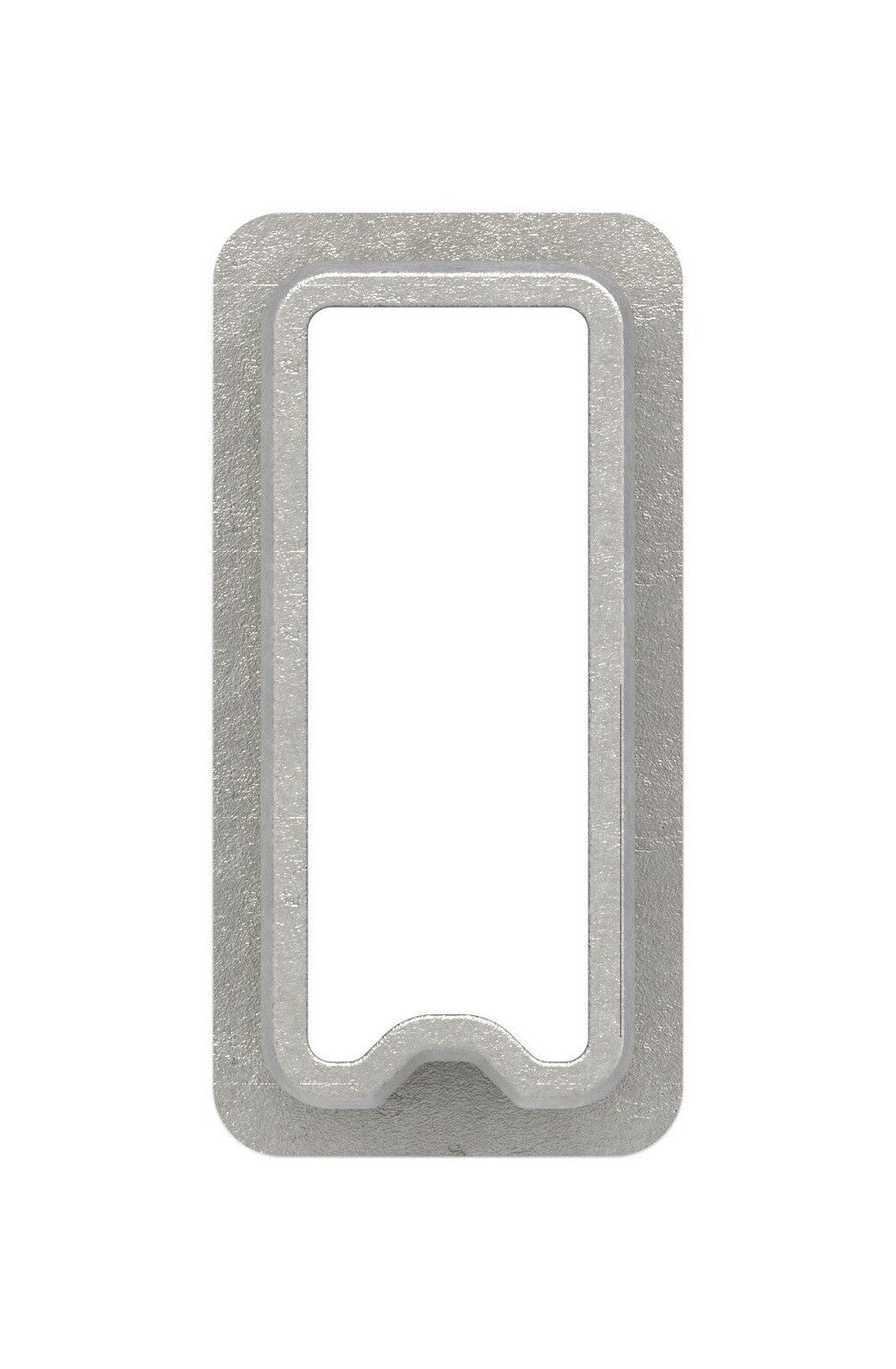 Edelstahl Verbinder Rechteckrohr-Verbinder, zum Einstecken ins Rohr, V4A