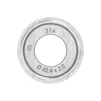 Nutrohr-Adapter auf Rohr Ø 42,4 mm, V4A