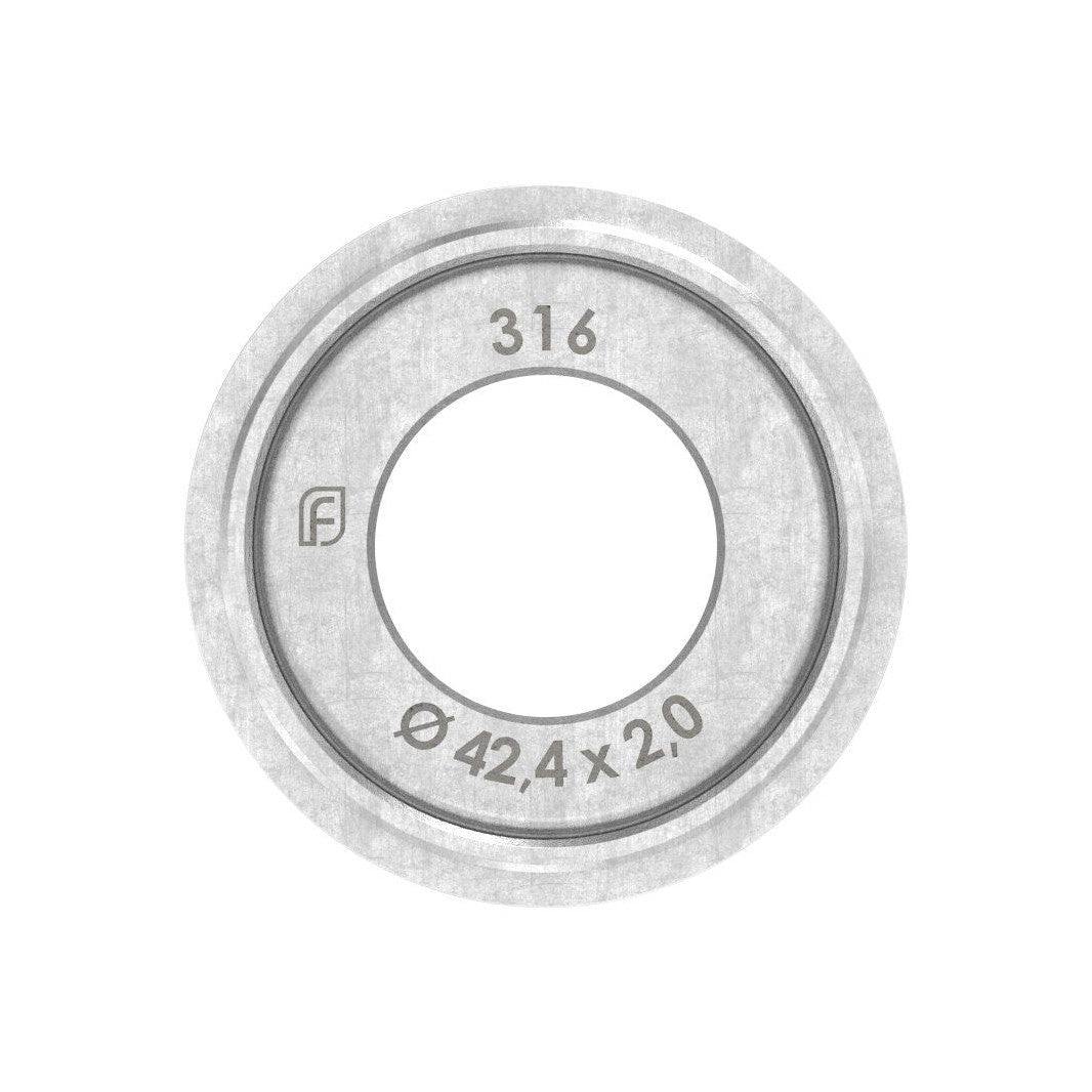 Nutrohr-Adapter auf Rohr Ø 42,4 mm, V4A