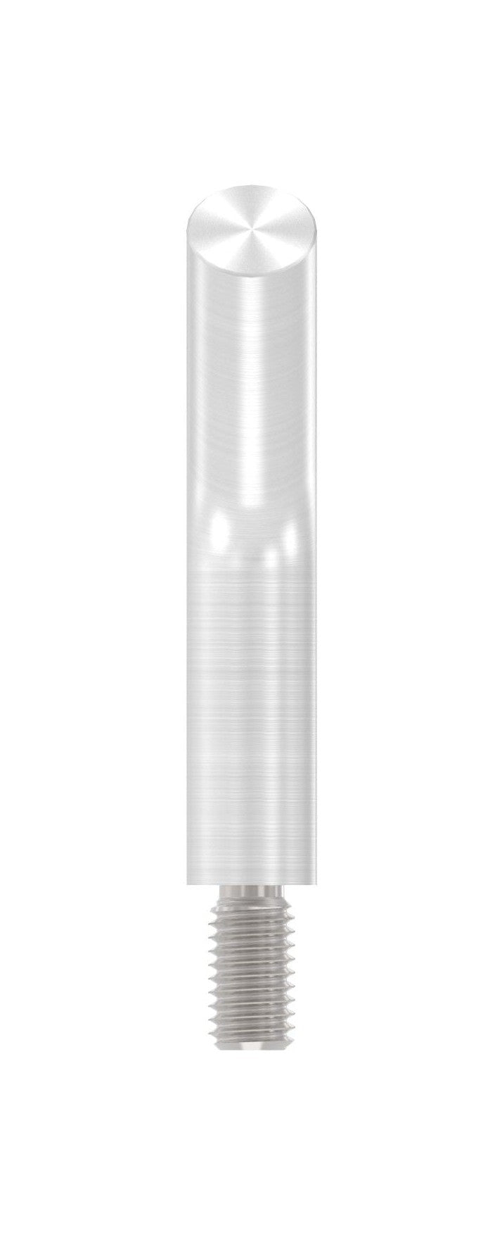 Stift Edelstahl, gebogen 135°,1 x Außengewinde, 1 x flach zum Anschweißen, V2A