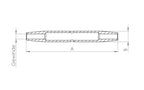 Wantenspanner mit Gewinde M5