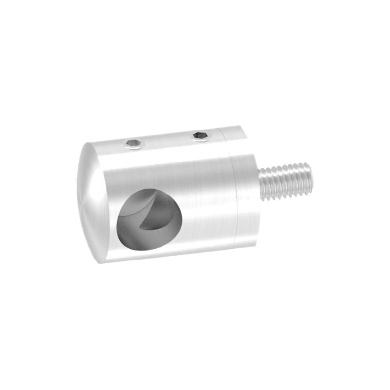 Querstabhalter mit flachem Anschluss, Sackloch Ø 12,2 mm