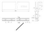 Alu-Profil eleganza STRONG, Holmlast 0.5 - 3.0 kN, zur aufgesetzten Montage