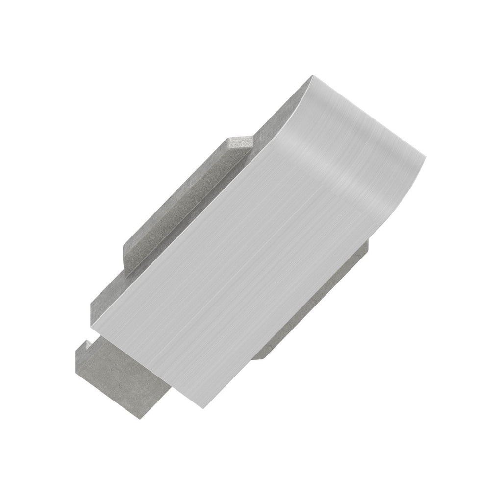 Sicherungsplatte für Glasklemme ohne AbZ / AbG Modell 45 "PLACON", Endklemme