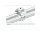 Handlauferhöhung für Rohr Ø 42,4 x 2,0 mm, geeignet zur nachträglichen Montage, V2A / V4A