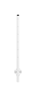 Edelstahlpfosten zur Wandmontage, Länge 1190 mm, 6 x M6 Fließformgewinde, V2A