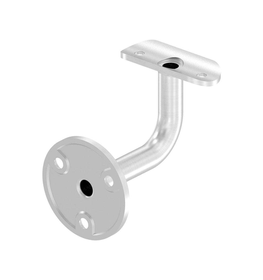 Edelstahl Handlaufhalter mit Kabeldurchführung, für LED-Handläufe, V2A / V4A