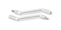 Bügel Edelstahl 2 x 30° gebogen, 360° drehbar,1 x Außengewinde, 1 x Innengewinde, V2A