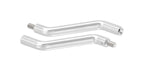 Bügel Edelstahl 2 x 30° gebogen, 360° drehbar,1 x Außengewinde, 1 x Innengewinde, V2A