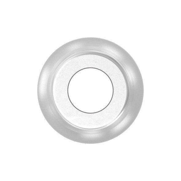 Edelstahl Zierhülse mit Durchgangsbohrung, Höhe 90 mm, V2A