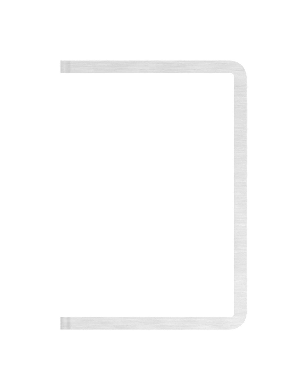 Edelstahl Wandbefestigung für Geländerpfosten, zum Anschweißen des Pfostens, V2A