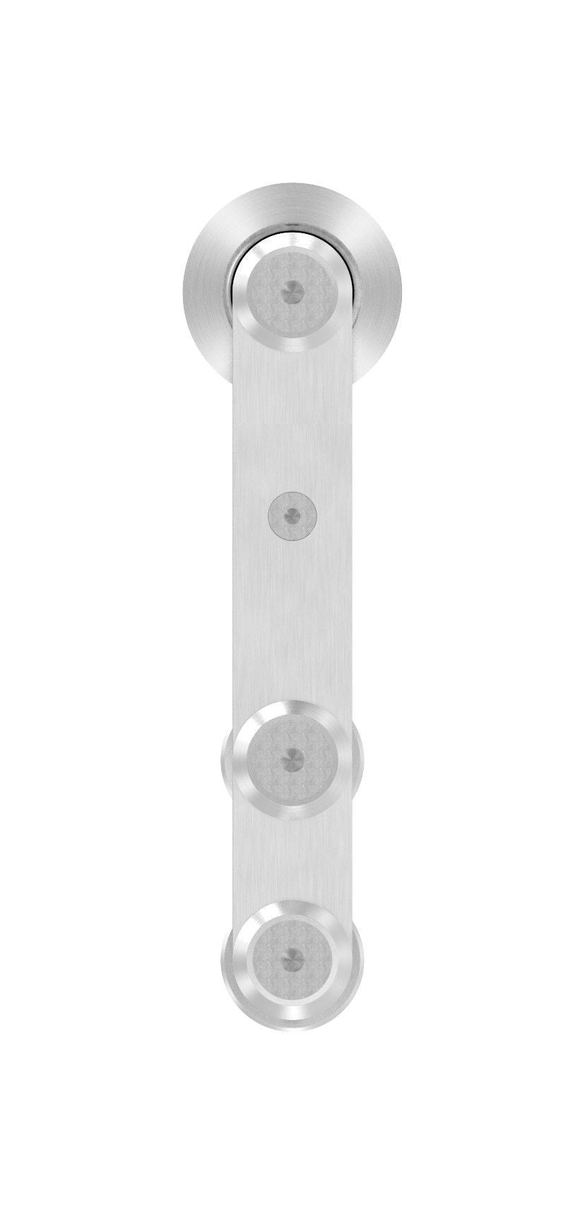 Rollwagen mit einer Rolle, für Glasschiebetüren, V2A