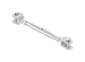 Wantenspanner mit 2 x Gabel und Gewinde, V4A