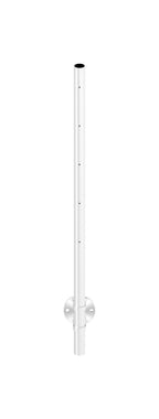 Edelstahlpfosten zur Wandmontage, Länge 1190 mm, 5 x M6 Fließformgewinde, V2A