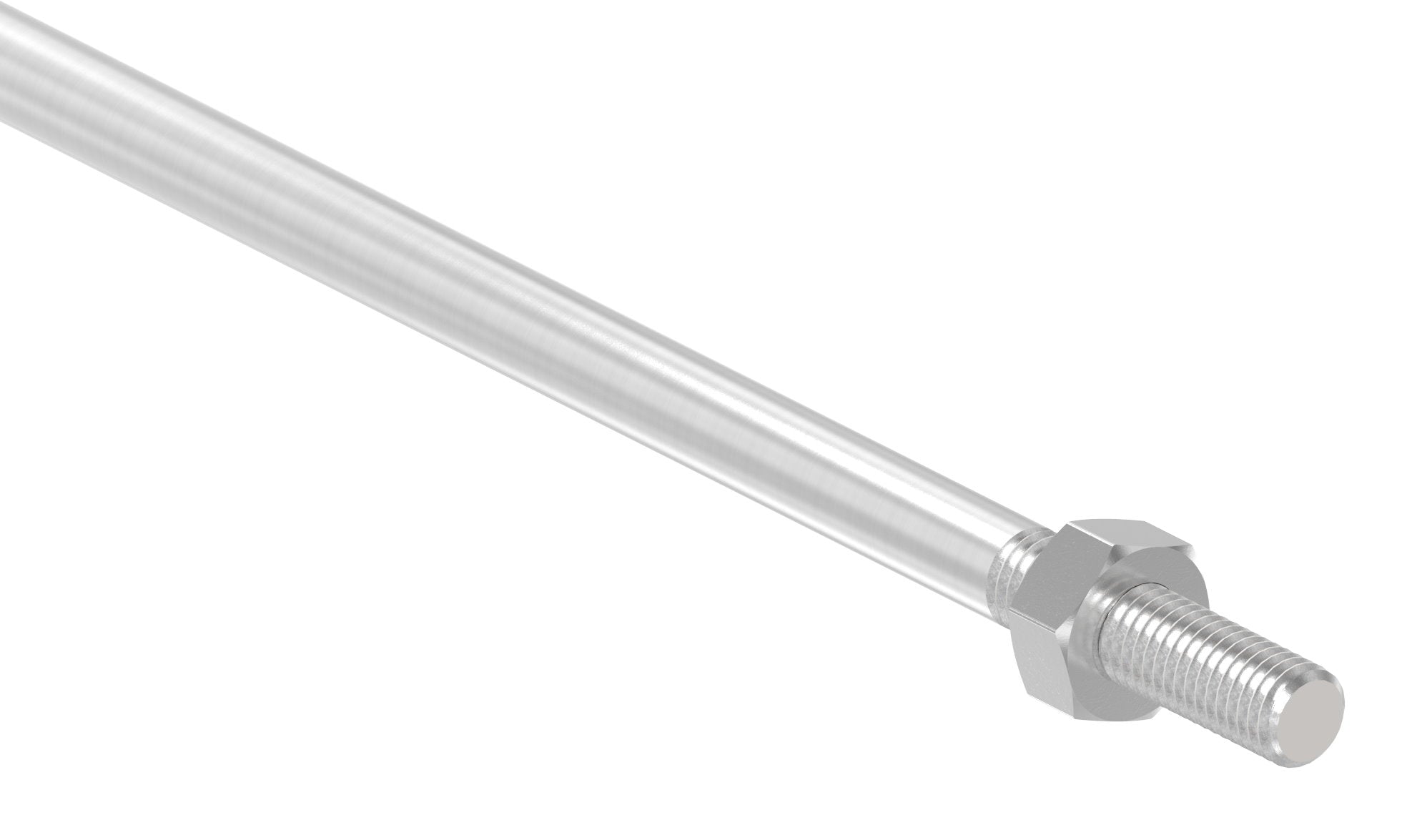 Zugstange mit L-R-Gewinde M10 x 40 mm, zu Vordachsystem Edelstahl