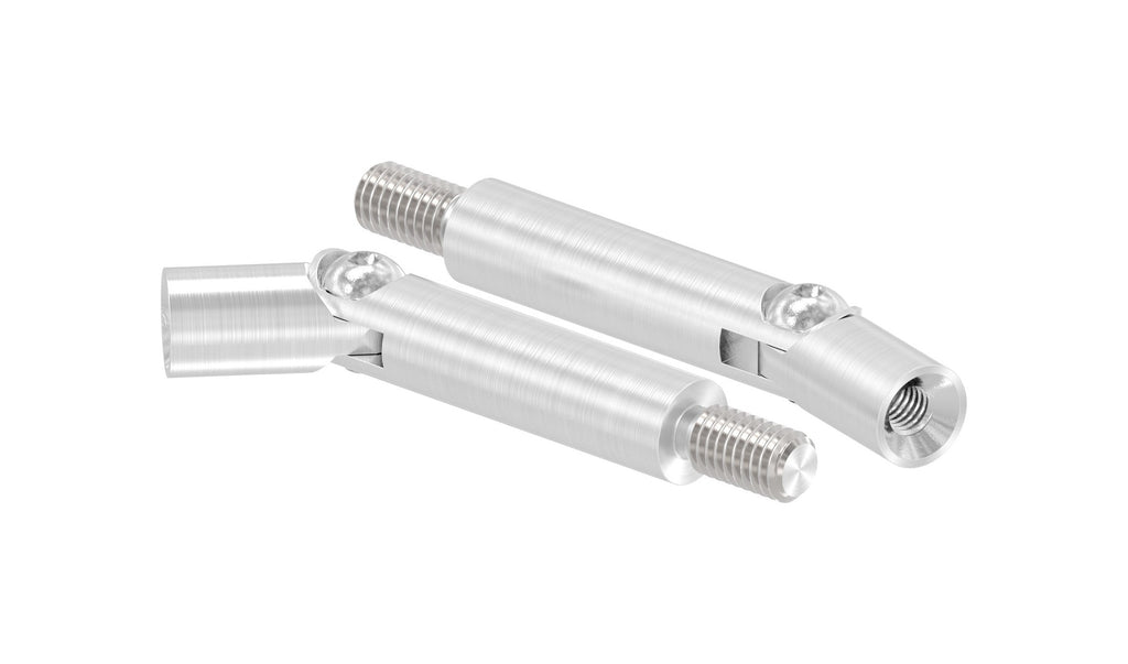 Gelenkstift Edelstahl, 1 x Außengewinde, 1 x Innengewinde, V2A / V4A