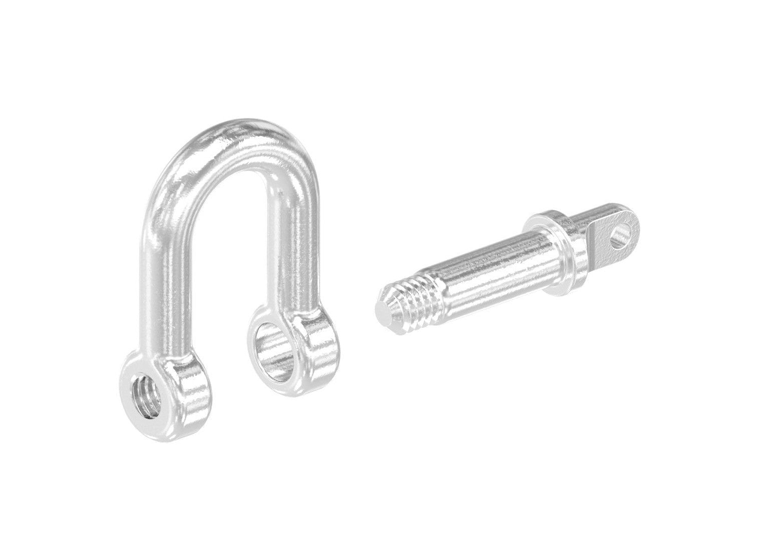 Schäkel, mit Gewinde, V4A
