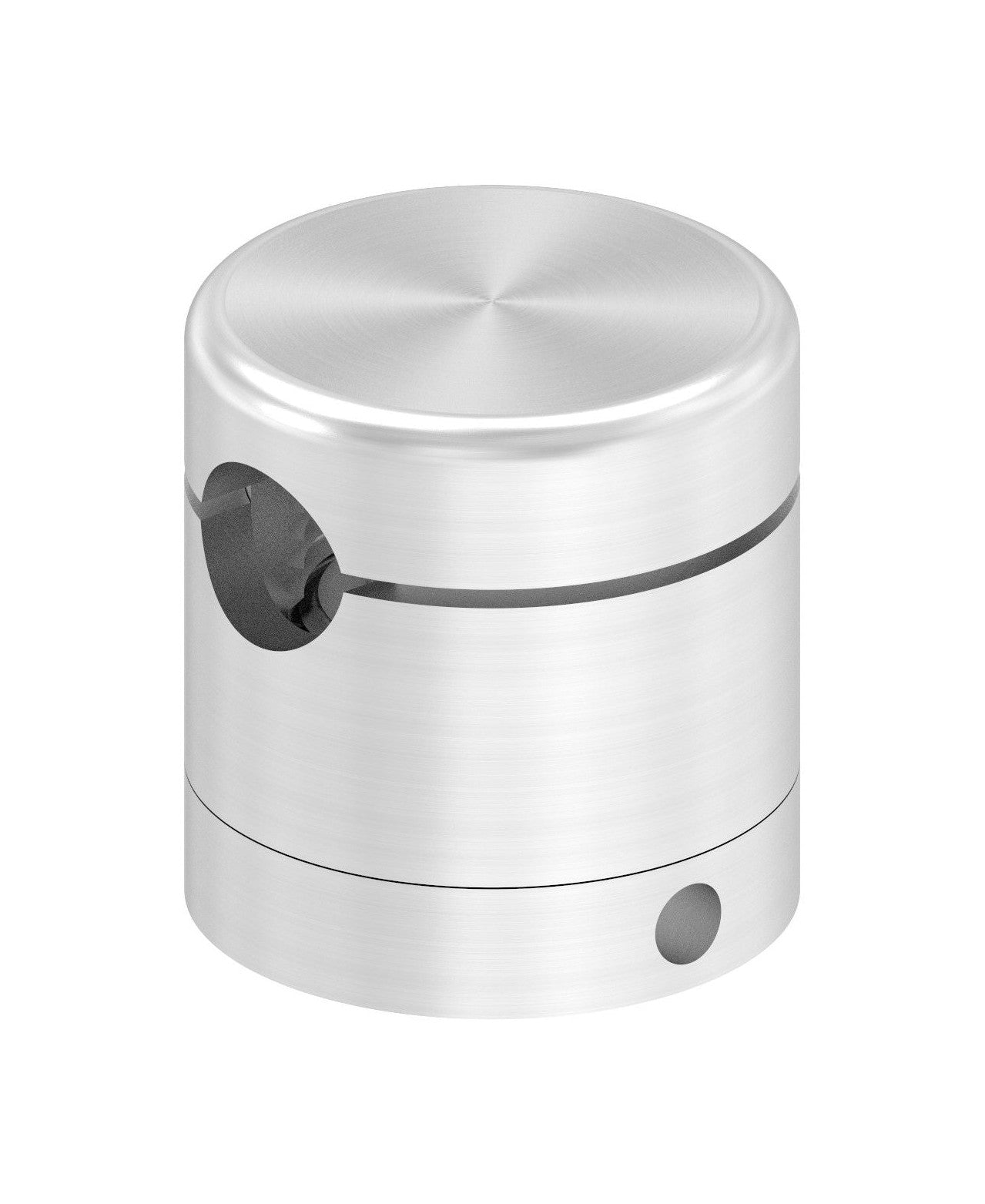 BRENK-fix® Grundhalter für Rundstäbe, mit Innengewinde M8 / Aluminium, V2A, V4A