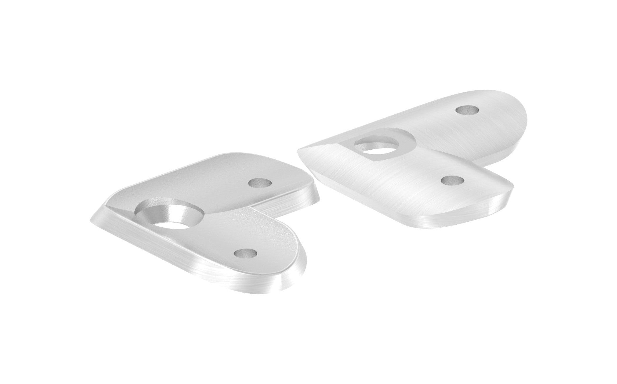 Handlaufanschlussplatte für Handlauf Ø 42,4 mm, zum Vernieten